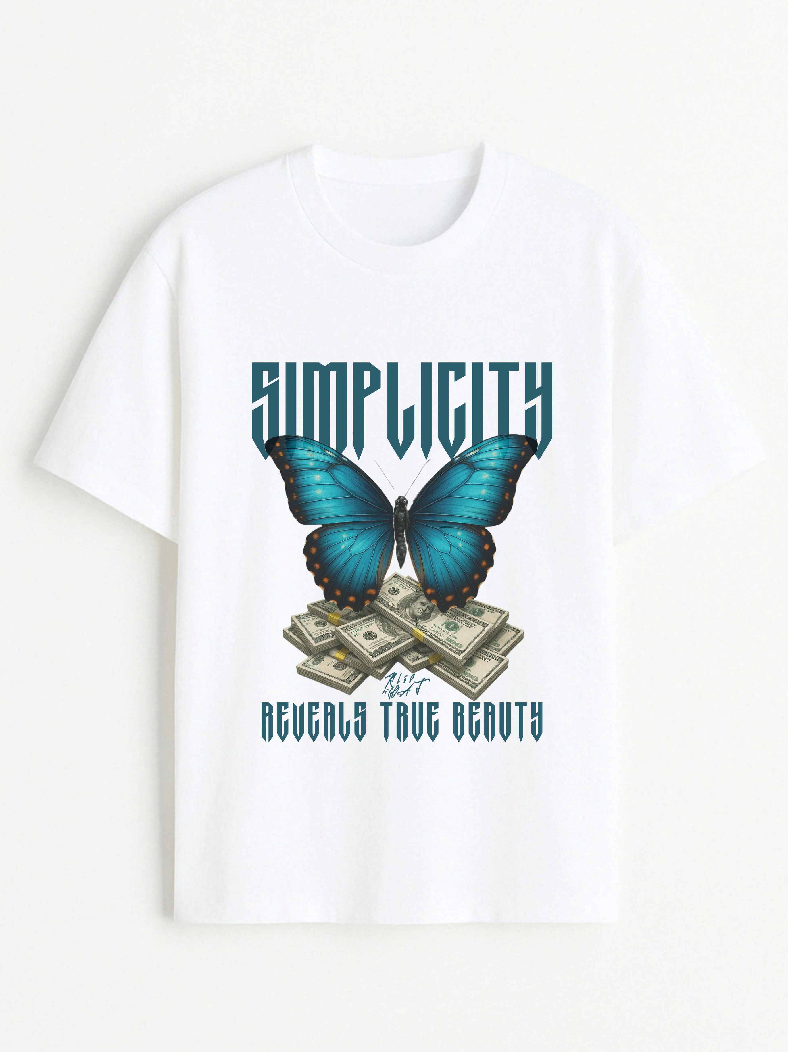 SIMPLICITY REVEALS BEAUTY TEE