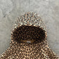 Leopard Hoodies Women Y2k Oversized